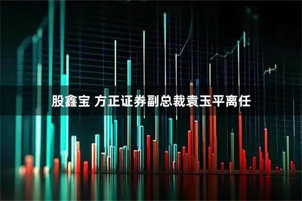 股鑫宝 方正证券副总裁袁玉平离任