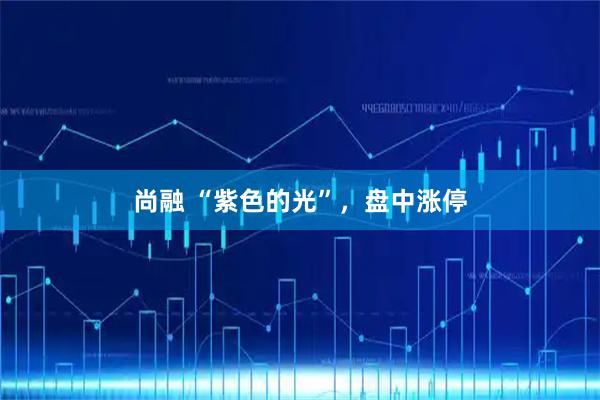 尚融 “紫色的光”，盘中涨停